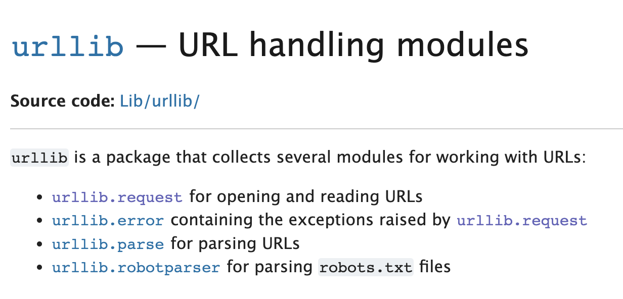 URLLib